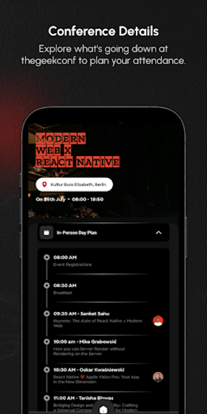 geekevent Screenshot 1