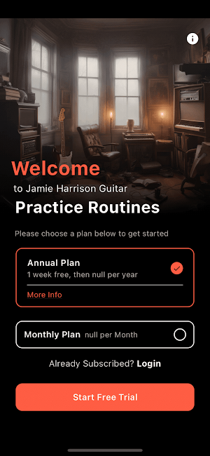 JHG Practice Routines Screenshot 0