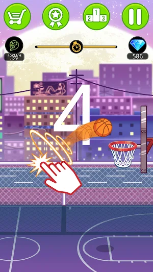 Basketball serial shooter Screenshot 0