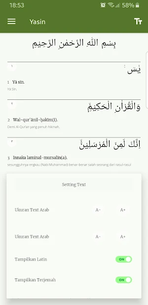 Yasin dan Tahlil Screenshot 2
