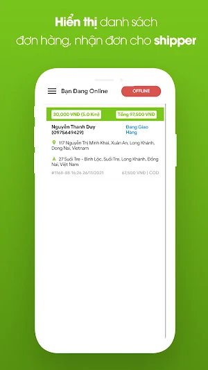 iLoka Driver - Ứng dụng tài xế Screenshot 2