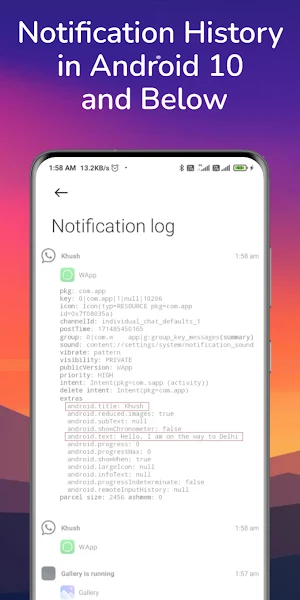 Notification History Screenshot 3