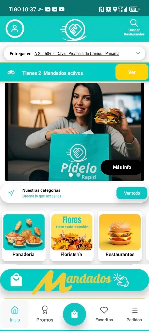 Pídelo Rapid - Delivery Screenshot 2