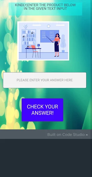 Adrija's Multiplication App Screenshot 3