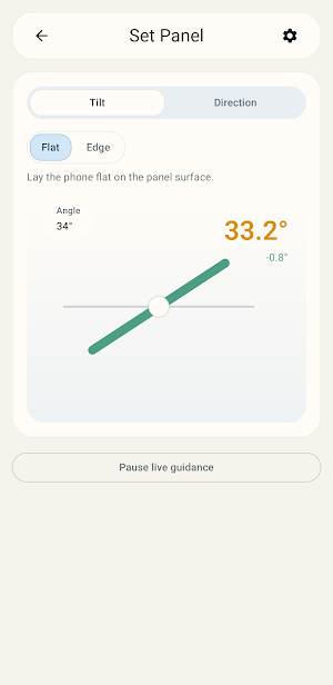 Solar Tilt – Panel Angle Screenshot 2