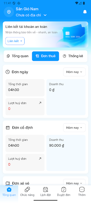 QUẢN LÝ THUÊ SÂN G-SPORT Screenshot 1