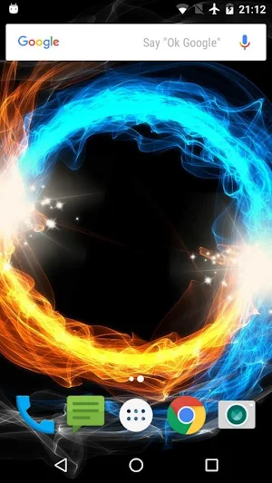 Wallpapers Fire & Ice Screenshot 0
