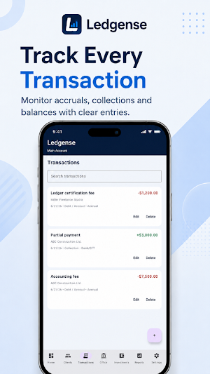 Ledgense: Accounting Tracker Screenshot 3