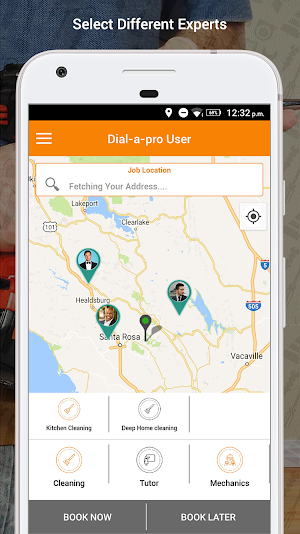 Dial-a-pro User Screenshot 1