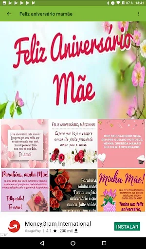 MAMÃ, VOCÊ É ÚNICA DESEJO-LHE UM ÓTIMO ANIVERSÁRIO Screenshot 2