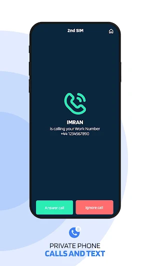 2nd SIM - Second Phone Number Screenshot 3