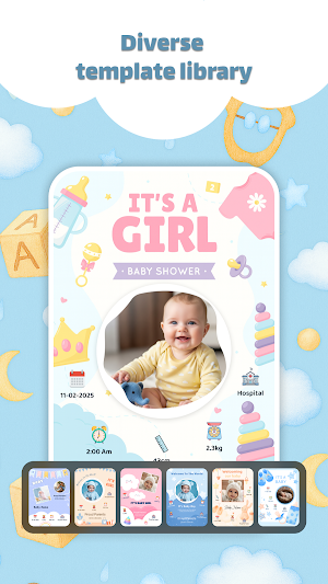 Cute Baby Birth Frame Editor Screenshot 3