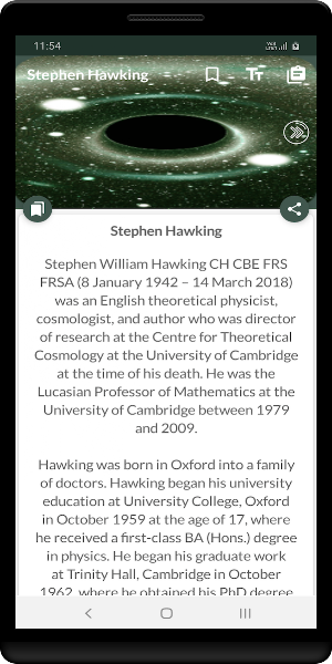 Stephen Hawking – In Brief Screenshot 1