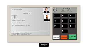 Urna Eletrônica - Presidencial Screenshot 2