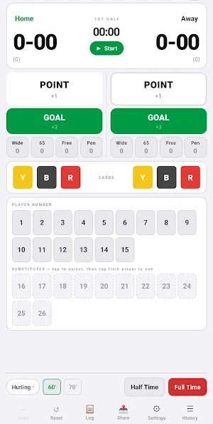 GAA ScoreBoard Screenshot 3