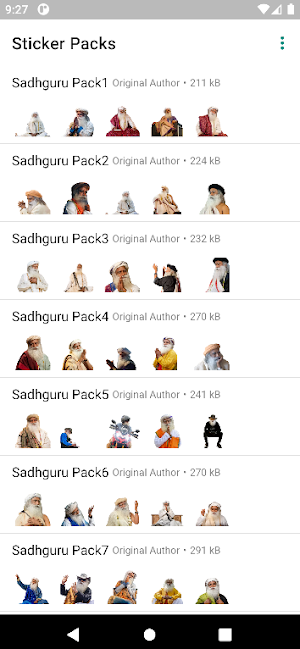 Sadhguru Stickers for WA Screenshot 1