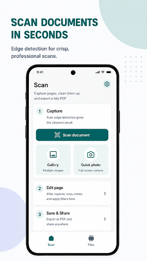 DocNova: PDF Scanner & Tools Screenshot 1