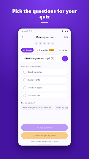 Know Me Challenge: Friend Quiz Screenshot 2