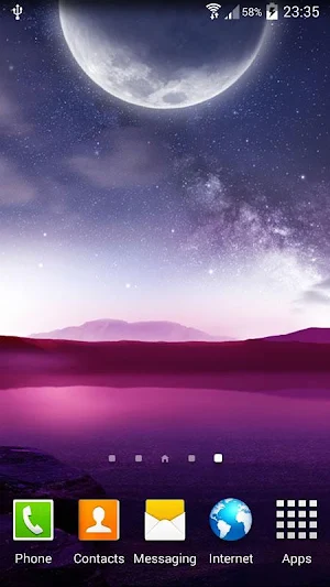 Night Live Wallpaper Screenshot 1