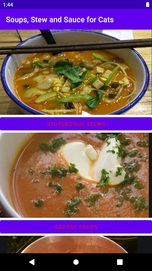 Soups, Stew and Sauce for Cats Screenshot 1