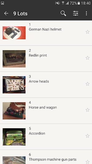 Bill Berg Auctions Screenshot 1
