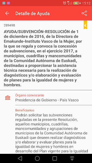 Líneas de Ayuda Screenshot 1