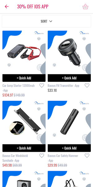 LuxAuto App Screenshot 1