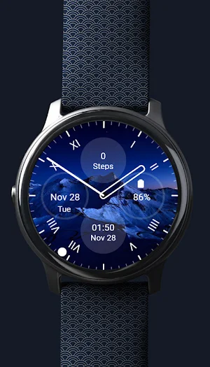 Blue Mountain - Watch Face Screenshot 1