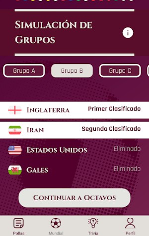 Polla Mundialista IQBit Screenshot 3