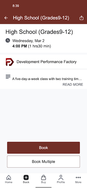 Development PerformanceFactory Screenshot 2