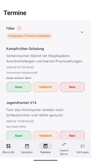 SchiedsrichterOrganizer Screenshot 1