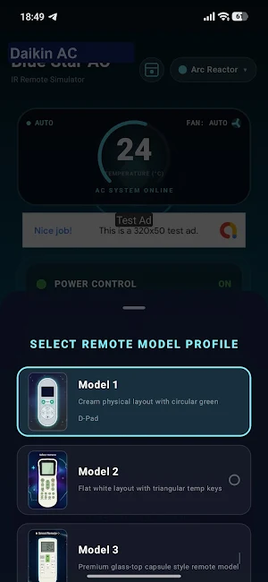 Daikin AC Remote Screenshot 3