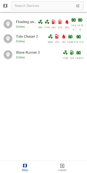 NaviTracer – Boat Monitoring Screenshot 1