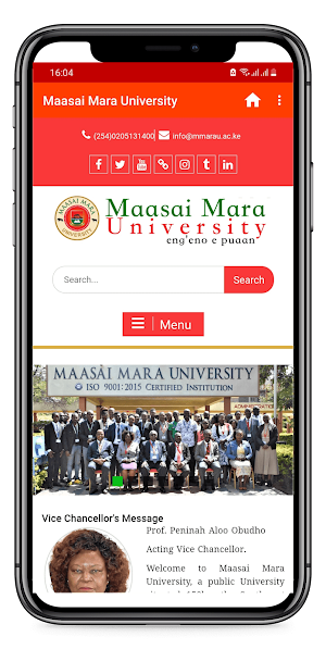 Masai Mara University App Screenshot 1