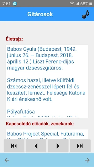 Gitárosok Screenshot 2