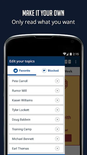 Sportfusion - Seahawks Edition Screenshot 1