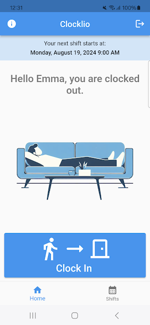 Clocklio Employee Screenshot 3