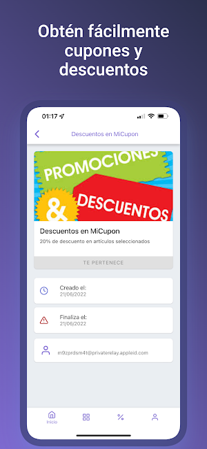 MiCupón Screenshot 1