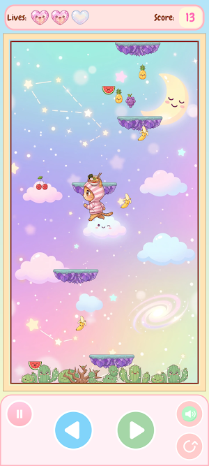 Kawaii Cats Ultra Jump! Screenshot 1