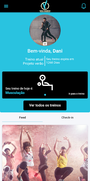 Vivi Cunha Treino integrado Screenshot 0