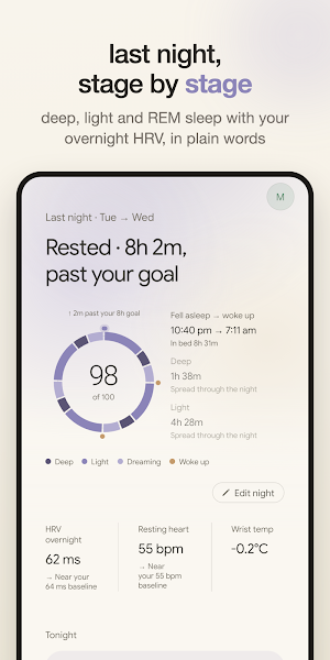 RestUp: Sleep Recovery Tracker Screenshot 1