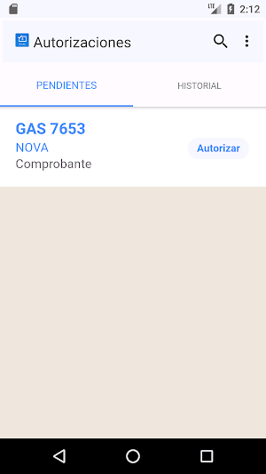 Intelisis Autorizaciones Screenshot 1
