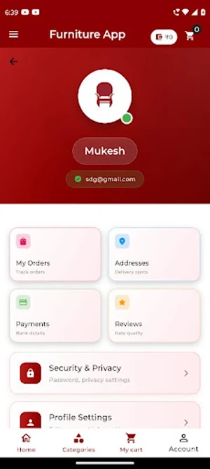 Furniture App Screenshot 3