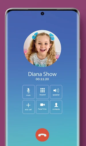 Funny Diana Call Me - Fake Call Video Screenshot 0