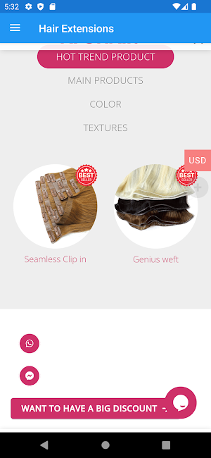 Hair Extensions Screenshot 2