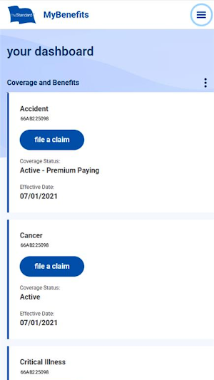 The Standard - My Benefits Screenshot 1