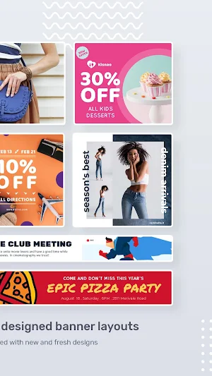 Banner Maker, Ad Maker & Free Thumbnail Maker 2020 Screenshot 2