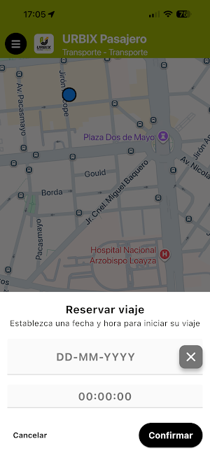 URBIX Pasajero Screenshot 1