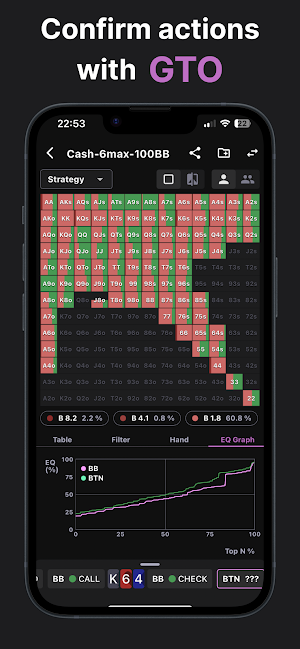 NTPoker - Learn & Train GTO Screenshot 1