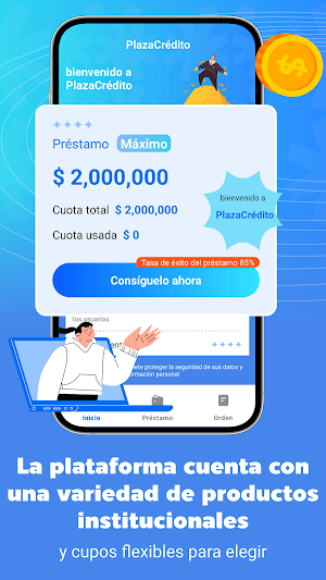 PlazaCrédito-Dinero fácil Screenshot 0